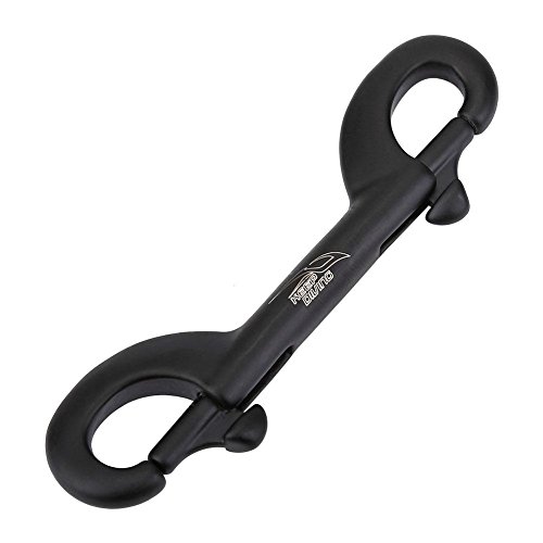 Vbestlife Durable Stainless Steel Double Ended Clip Hook Bolt Snap Scuba Diving Buckle Hook Swivel Eye Bolt Snap for Scuba Diving Diver(115mm)
