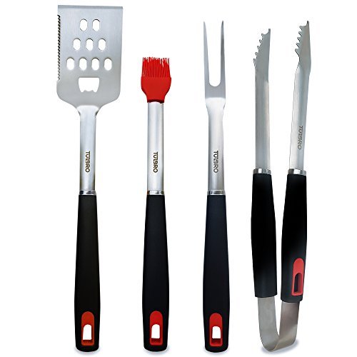 BBQ Grill Tools Set Heavy Duty Stainless Steel Grill Accessories