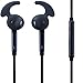 Official Samsung HS130 Universal Android 3.5mm Jack Headset Black W/Extra Ear Gel Set Volume & ON/Off Answer Button & OTG to Micro Type Adapter