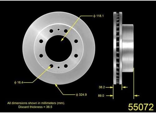 ProStop Brake Rotor (55072G)