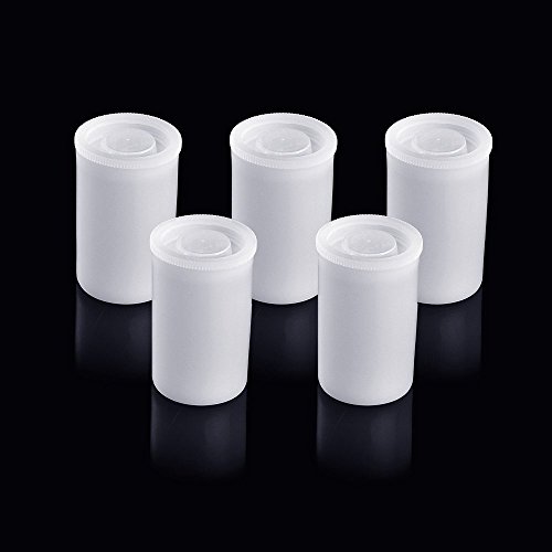 CTKcom 35MM Film Canisters(24 pack)- Tight Sealing Lids on All Canisters for Travel or Small Storage and Geocaching, 24 pack(White) - Thumbnail 6