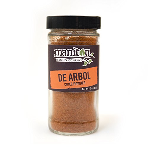 De Arbol Chile Powder, 1.7 Oz Glass Jar