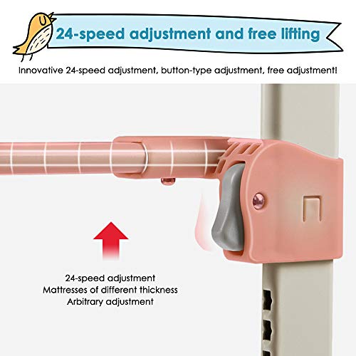 Adjustable Bed Rails for Toddlers, Vertical Lifting Bed Guardrail