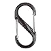 Nite Ize S-Biner Plastic Size-4 Double-Gated Carabiner, Lightweight Yet Strong, Transparent Smoke