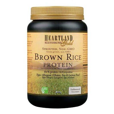 Brown Rice Protein (400g) Heartland Unflavoured Heartland - Canadian Brand: Herbal Glo