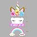Unicorn Birthday Party Supplies- Happy Birthday Door Sign Magical Rainbow Girl Birthday Party Decoration