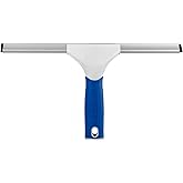 Unger 12&rdquo; Glass &amp; Surface Squeegee &ndash; Multipurpose Rubber Blade Squeegee for Shower Glass, Window Cleaning, Professional Grade Cleaning Tool for the Home