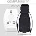 kwmobile Car Key Cover for Mercedes Benz - Silicone Protective Key Fob Cover for Mercedes-Benz 3 Button Car Key - White
