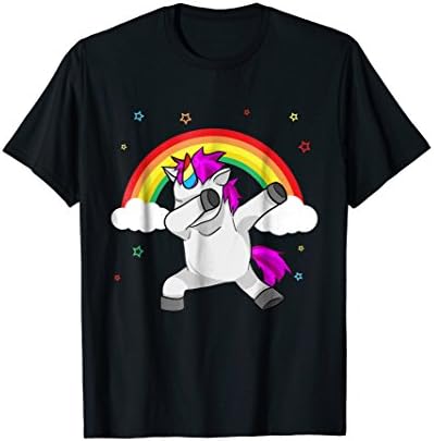 Unicorn Dabbing ShirtDabbing Unicorn Shirt - Funny Dab Dance Rainbow T Shirt T-Shirt