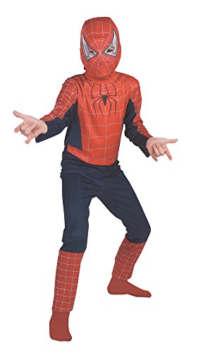 Boys - Spiderman Movie Ch 7 To 10 Std Halloween Costume - Child 7-10