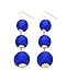 Women's Triple Thread Lantern Ball Dangle Fashion Earrings