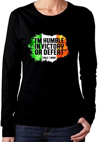 Women's Conor McGregor Humble Im Humble In Victory Or Defeat Long Sleeve Tshirts Cute