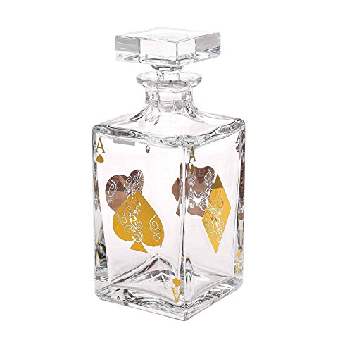 Vista Alegre Poker Whisky Decanter