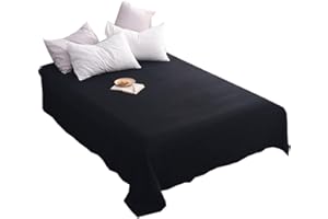 FCHJXTL Flat Sheet Only Extra Soft Brushed Microfiber -Top Sheets , Machine Washable Wrinkle Free Breathable Easy Care (Full,