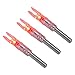 Huvai Lighted Arrow Nocks Led Automatically, Screwdriver Included (Red, 3 Pack)