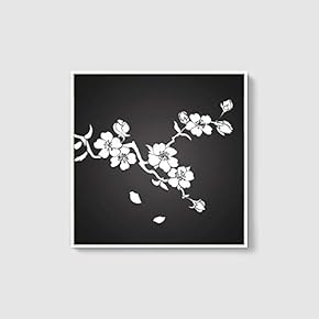 Framed Canvas Wall Art for Living Room, Bedroom Abstract Trees Canvas Prints for Home Decoration Ready to Hang - 16x16 inches