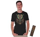 Awkwardstyles Southwest Pattern T-shirt Indian Tribal Necklace Shirt + Bookmark