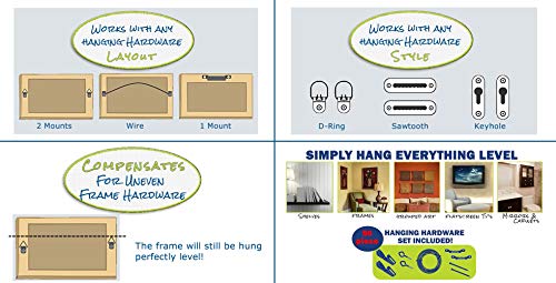 Picture Hanging Tool: Hang It Perfect Makes Frame Hanging Simple & Fast! (Certified Refurbished) - Thumbnail 6