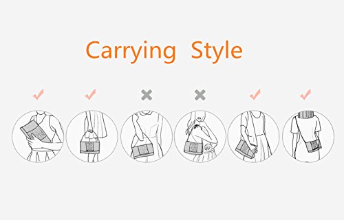 Fashion Leather Leisure Phone Purse Small Shoulder Messenger Bag Cellphone Pouch Wallet Case Black - Thumbnail 6