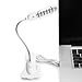 ENHANCE Clip-On USB Portable Keyboard Light for Laptop, 7 LED Lights, Spring Loaded Clip & Flexible Neck - Task Light Attaches to Desks, Tables, Monitors and More