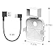 Outlet Wall Mount for Blink Sync Module 2,Simple Mount Bracket Holder for All-New Blink Outdoor and All-New Blink Indoor Home Security Camera with Easy Mount Short Cable（1Pack,White）