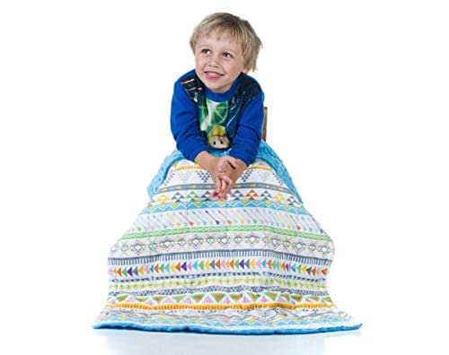 Amazon.com: Washable Minky Weighted Sensory Blanket for Kids - XS