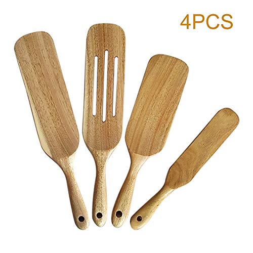 Wooden Spurtles Kitchen Tools Set, Cooking Utensils Nonstick Kitchen