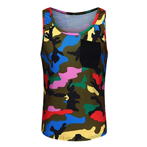 BaZhaHei-Camuffare-Canotta-Uomo-Palestra-Bodybuilding-Casuale-Estate-Tank-Maglietta-Senza-Maniche-Camicia-da-Uomo-Elegante-Top-Sexy-Muscolo-T-Shirt-Fitness-Sportivo-Tee-sotto-Maglie-Sportive
