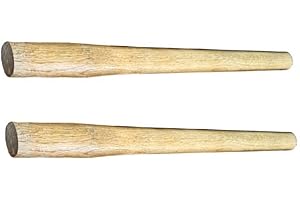 SEIWEI 2 Pack Wood handle Octagonal Wooden Hammer Shockproof Handle Replacement Hammers Mallets Hand Tool 15 Inch (37cm)
