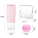 Travel Bottles,Leakproof Silicone Travel Containers,3oz TSA Approved Refillable Travel Size Toiletries Bottles for Shampoo Lotion Soap (Color C)