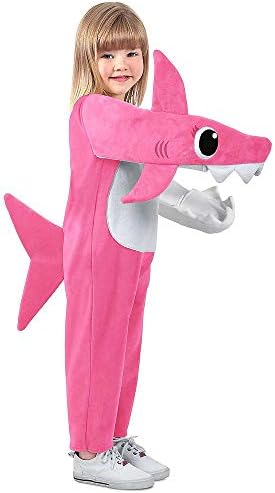 Child Singing Mommy Shark Costume Compatible with Shark Themes Super Cute Design