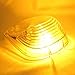 5xClear Cab Marker Clearance Lights Cover+194 T10 Amber High Power LED Bulbs for 1999-2016 Ford E150-E550 F-150 F-250 F-350 F-450 F-550 Super duty pickup truck