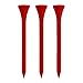 IZZO Golf Wood Golf Tees, 3.25 Inch, Red (Pack of 200)