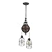 West Ninth Vintage Wood and Steel Barn Pulley Light | Black