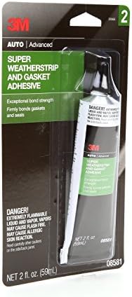 3M 08011 Black Weatherstrip Adhesive Tube - 5 oz 3M 08011 Black Weatherstrip Adhesive Tube - 5 oz