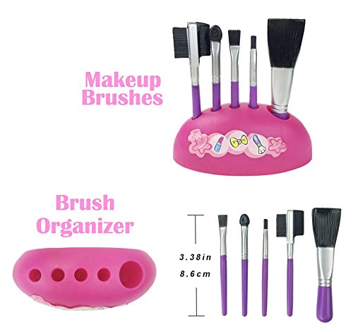 Stylish Girls Pink Beauty Fashion Hair Salon Pretend Play Toy Set (18 Pieces)