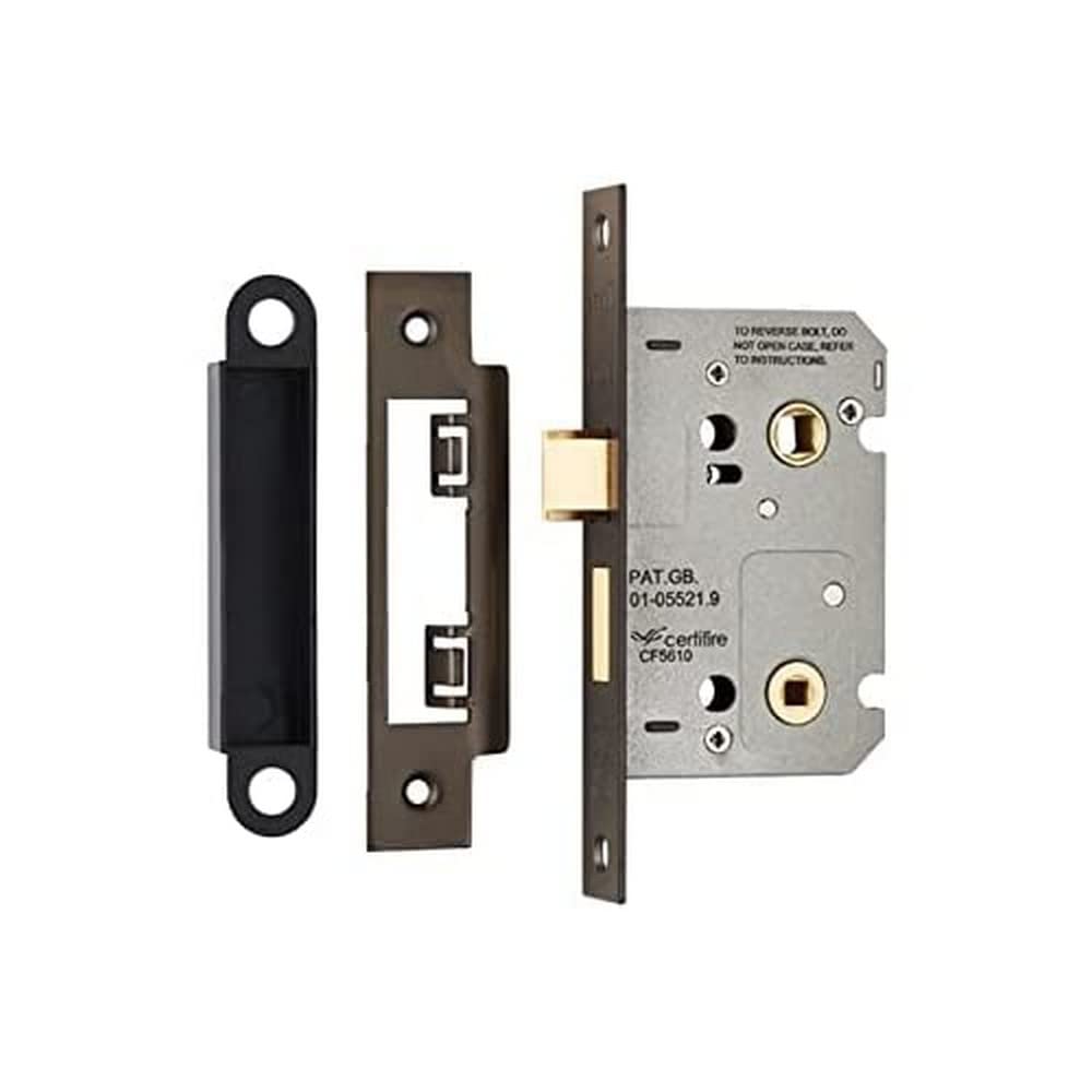 Carlisle Brass BAE5025 EASI-T Bathroom Lock 64MM Residential, Matt Bronze