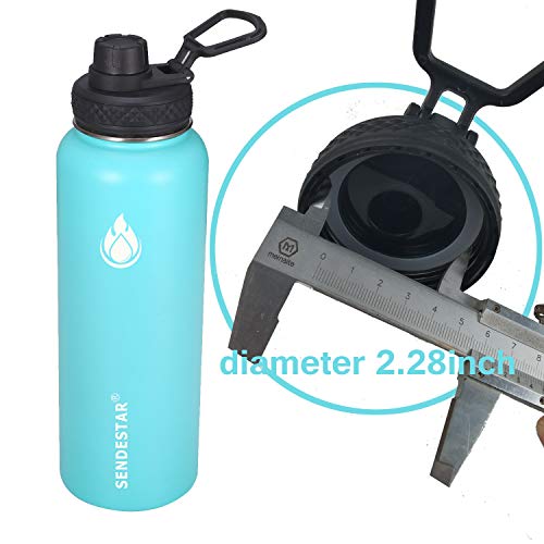 SENDESTAR Spout Lid for Hydro Flask Wide Mouth Water Bottles Fits 18 oz