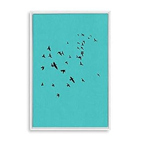 Framed Canvas Wall Art for Living Room, Bedroom Simple Style Theme Canvas Prints for Home Decoration Ready to Hang - 16x24 inches