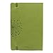 Christian Art Gifts Green Faux Leather Journal | My Strength and Song - Psalm 118:24 | Flexcover Inspirational Notebook w/Elastic Closure 160 Lined Pages w/Scripture, 5.8 x 8.5 Inches