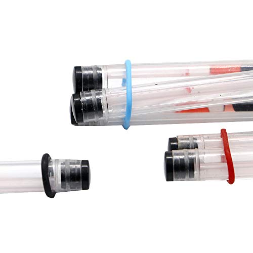 ZXUEZHENG 150 Pack Elasticity Silicone Soft Stitch Ring Markers for Knitting Crochet Etc, (Small Size for Needle Sizes 0-8, Red, Blue, Black)