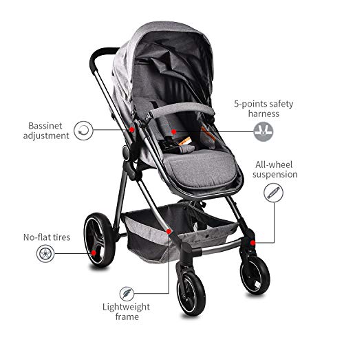 Infant Umbrella Stroller for Toddler Lightweight Stroller Reclining Baby  Carriage Strollers