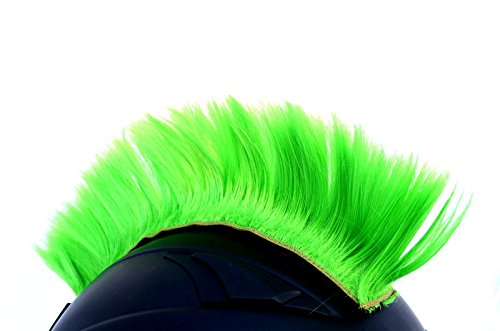 image for Helmets inc. Lime Green Motorcycle Mohawk Ski Snowboard Helmet Mohawk 