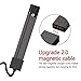 JDiction JUUL USB Charger Magnetic Charger USB Cable Fast Charging 2 Packs (2.6 Ft Long Each)
