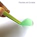 Maberry Baby Spoons and Forks Feeding Set, 5 Pack Soft Silicone Tip Heat Sensitive Toddler Utensils First Stage for Self Feeding, BPA Free Baby Dishes, Baby Heat Spoon Kit Multi Color Infant Spoons