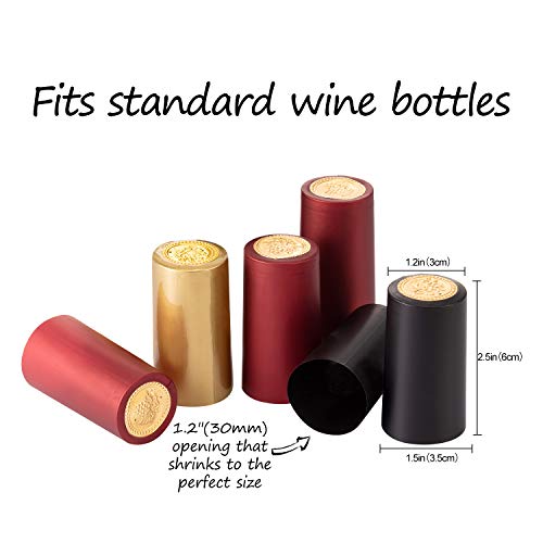 PVC Heat Shrink Capsules Wine Shrink Wrap Wine Bottle Capsules for Wine