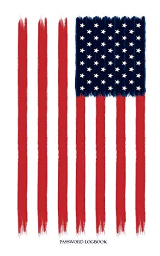 Password Logbook: American Flag (Discreet Internet Password Organizer Journal)