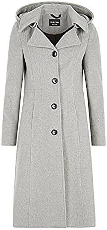 manteau long creme femme