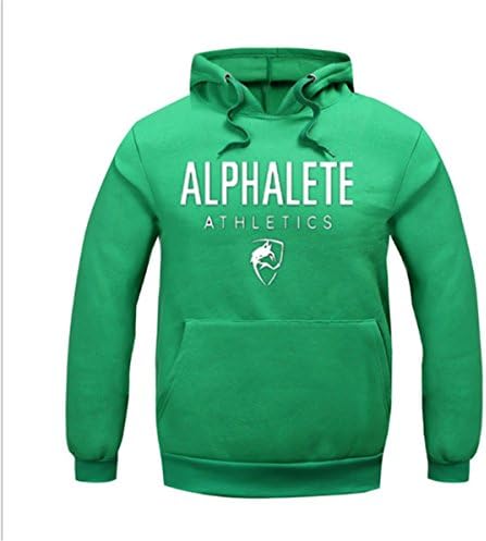 DKSM ALPHALETE Logo Gymshark muscle brother men's fleece sports leisure hoodies women long sleeve clothing