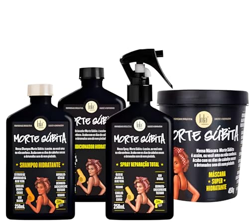 Kit Lola Morte Subita: Tratamento Capilar Lola Cosmetics – Kit Morte Súbita 4 Produtos + Be(M) dita Ghee 3x100g